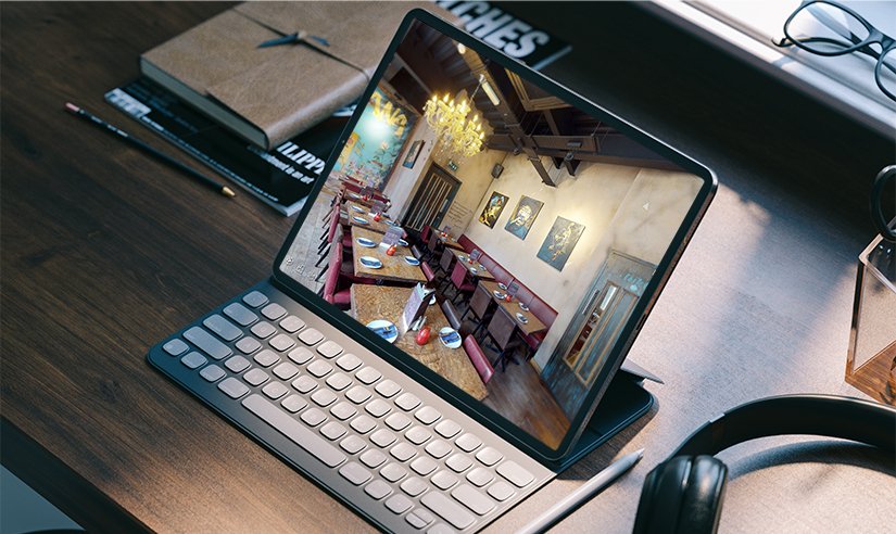 How to market a restaurant business? A 3D virtual tour, of course.
